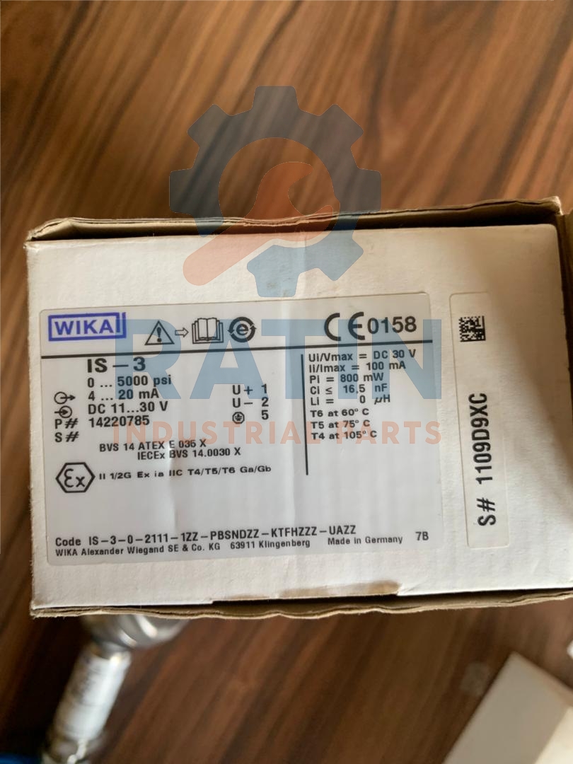 Model IS-3 Pressure sensor - WIKA سنسور فشار ویکا آلمان 0 تا 5000PSI