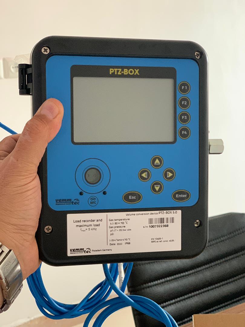 تصحيح کننده گاز طبيعي براي کنتورهاي توربيني ، مدل : PTZ BOX 5