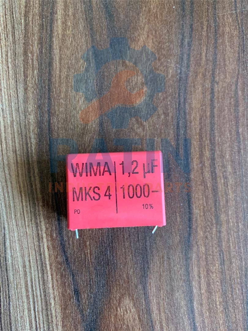 خازن 1.2 میکرو فاراد 1000 ولت WIMA آلمان سری MKS4 مناسب بای پس و کوپلاژ